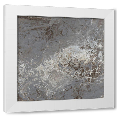 Modern Flow II White Modern Wood Framed Art Print by Hakimipour, Tiffany