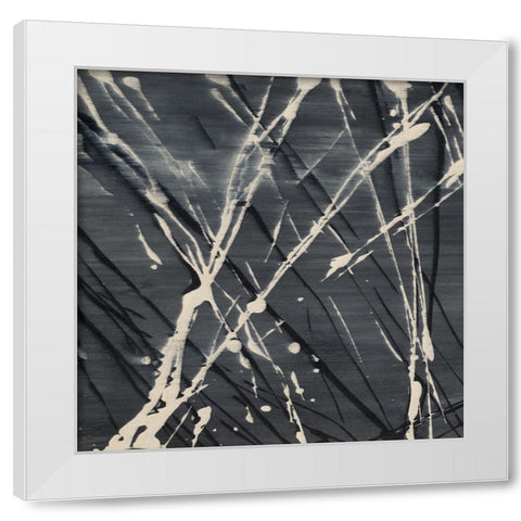 Dark Cloudy Mist I White Modern Wood Framed Art Print by Pattinian, Merri