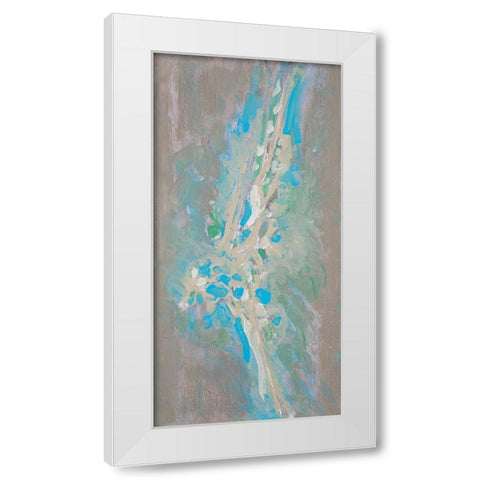 Neutral Tierra II White Modern Wood Framed Art Print by Pattinian, Merri