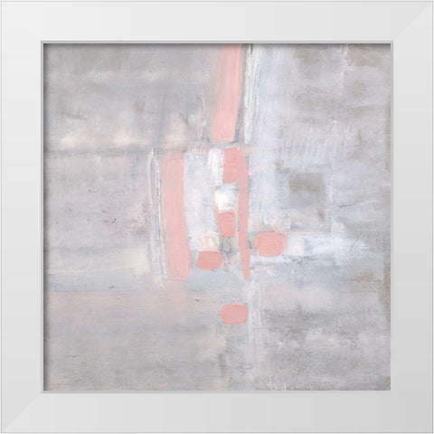 Cloudy Mist II White Modern Wood Framed Art Print by Pattinian, Merri