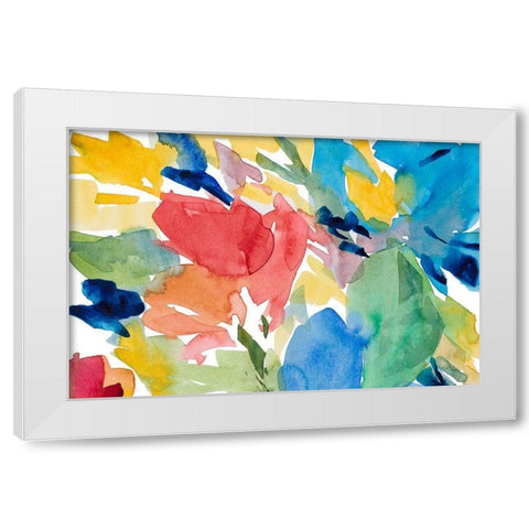 Positano Day White Modern Wood Framed Art Print by Loreth, Lanie