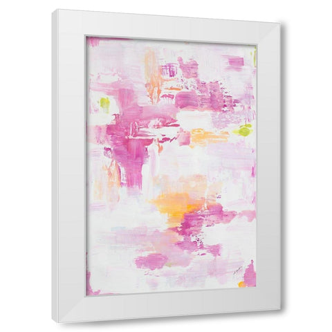 Urban Blush II White Modern Wood Framed Art Print by Hewitt, L.