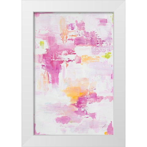 Urban Blush II White Modern Wood Framed Art Print by Hewitt, L.