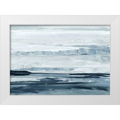 Freedom of the Sea I White Modern Wood Framed Art Print by Loreth, Lanie