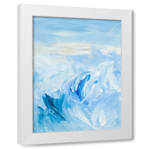 Oh, the Sea White Modern Wood Framed Art Print by Loreth, Lanie