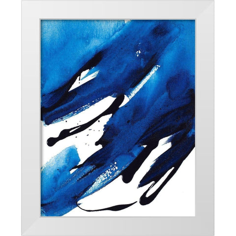 No Time Like the Present II White Modern Wood Framed Art Print by Loreth, Lanie