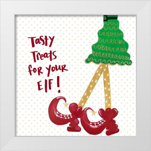 Holiday Legs IV White Modern Wood Framed Art Print by Ritter, Gina