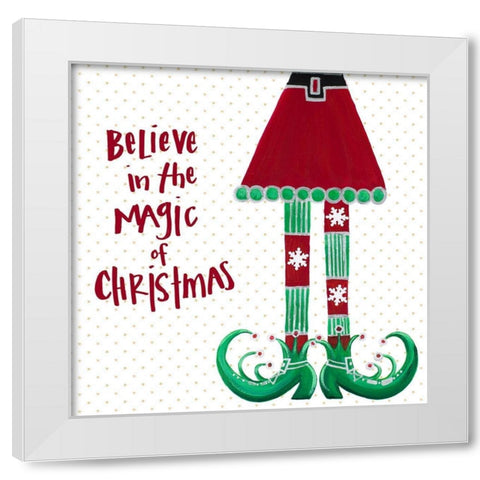 Holiday Legs II White Modern Wood Framed Art Print by Ritter, Gina