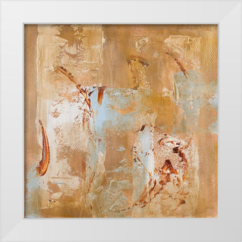 Textured Space II White Modern Wood Framed Art Print by Loreth, Lanie