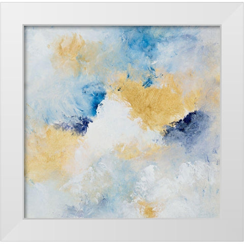 Look Upward II White Modern Wood Framed Art Print by Loreth, Lanie