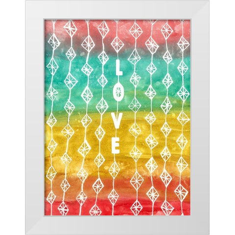 Dreaming Of Love White Modern Wood Framed Art Print by Bucheli, Jen