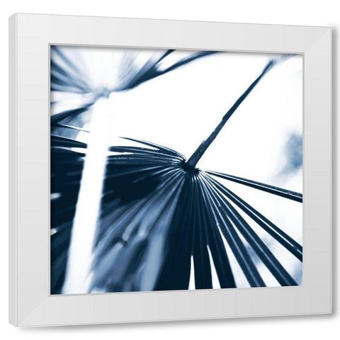 Among Blue Palms II White Modern Wood Framed Art Print by Bryant, Susan
