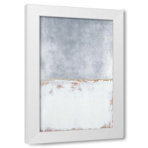 Timeless Silver Perspective White Modern Wood Framed Art Print by Loreth, Lanie
