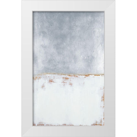 Timeless Silver Perspective White Modern Wood Framed Art Print by Loreth, Lanie