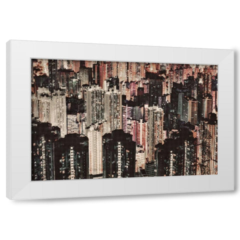 Late Night Life White Modern Wood Framed Art Print by Meneely, Dan