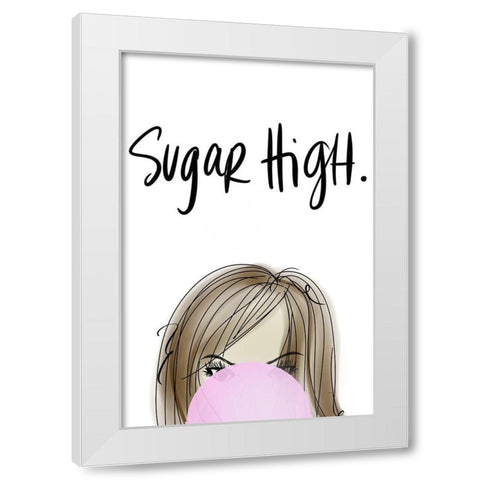 Getting Things Done with Sass I White Modern Wood Framed Art Print by Quach, Anna