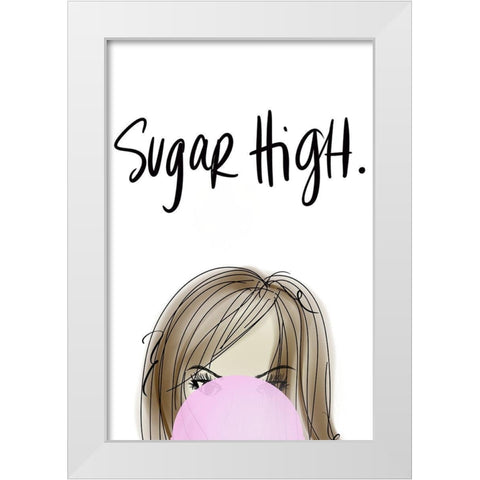 Getting Things Done with Sass I White Modern Wood Framed Art Print by Quach, Anna