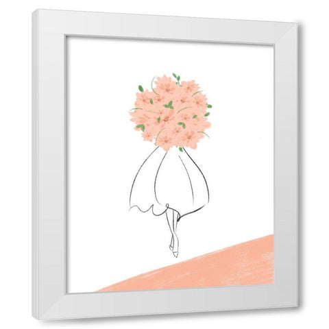 Visions of Fashion IV White Modern Wood Framed Art Print by Quach, Anna