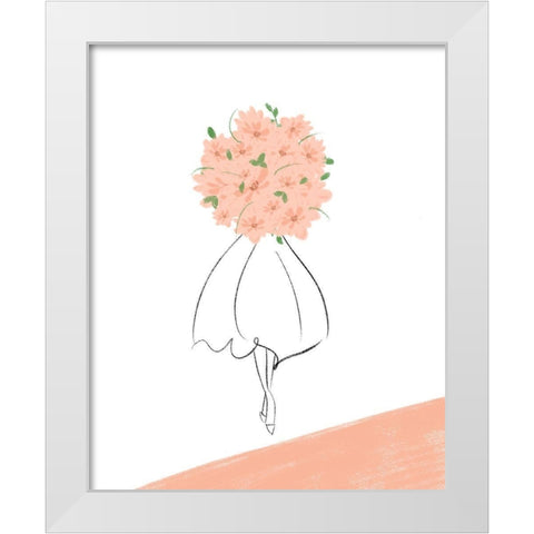 Visions of Fashion IV White Modern Wood Framed Art Print by Quach, Anna