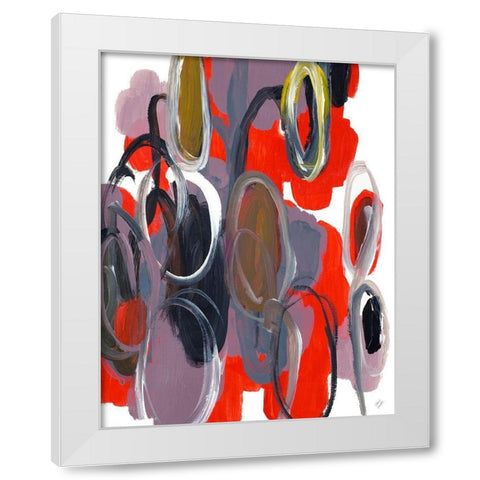 The City Spirit White Modern Wood Framed Art Print by Loreth, Lanie