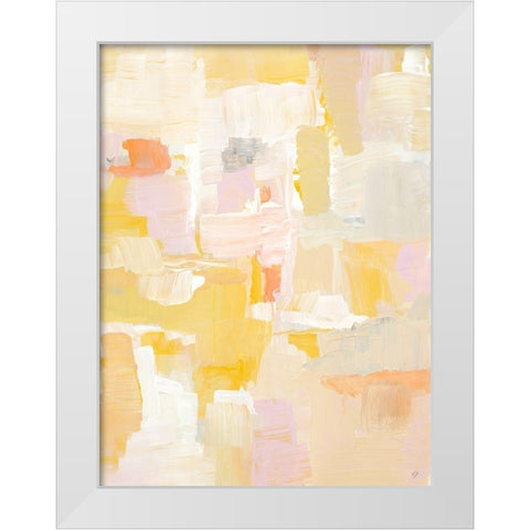 Peace I See White Modern Wood Framed Art Print by Loreth, Lanie