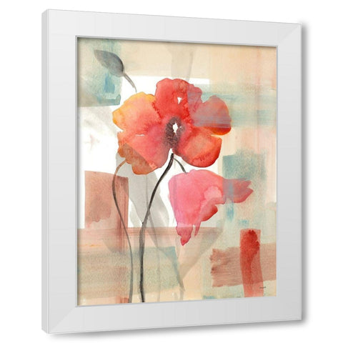 Misty Journey White Modern Wood Framed Art Print by Loreth, Lanie