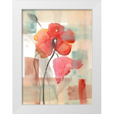 Misty Journey White Modern Wood Framed Art Print by Loreth, Lanie