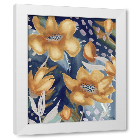 Femme Floral II White Modern Wood Framed Art Print by Medley, Elizabeth