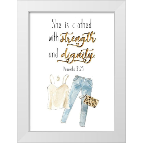 Animal Print Vibes I White Modern Wood Framed Art Print by Loreth, Lanie