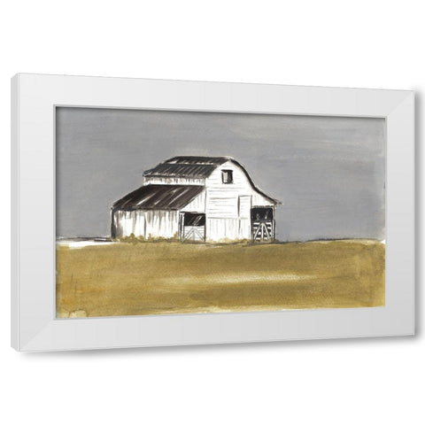 Natural Barn White Modern Wood Framed Art Print by Pinto, Patricia