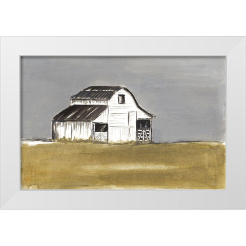 Natural Barn White Modern Wood Framed Art Print by Pinto, Patricia