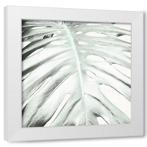 Summer Palm White Modern Wood Framed Art Print by Wilson, Kali