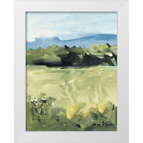 Abstract Scenery White Modern Wood Framed Art Print by Slivka, Jane