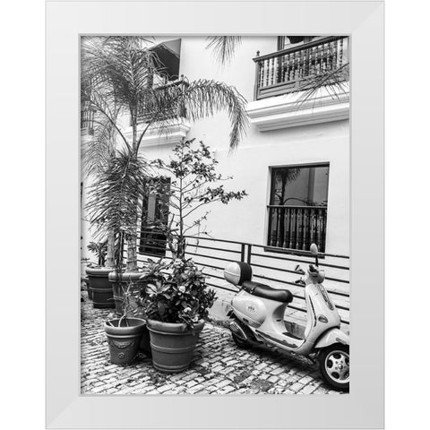 Viejo San Juan III White Modern Wood Framed Art Print by Acosta