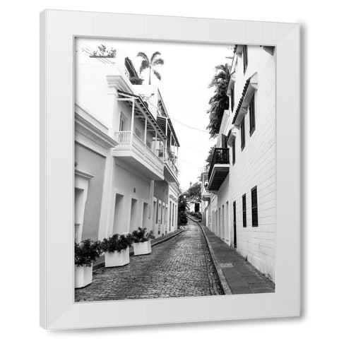 Viejo San Juan II White Modern Wood Framed Art Print by Acosta