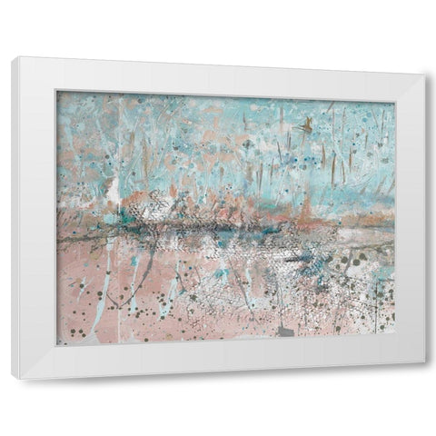 Distant Skies II White Modern Wood Framed Art Print by Beauchamp, Andy
