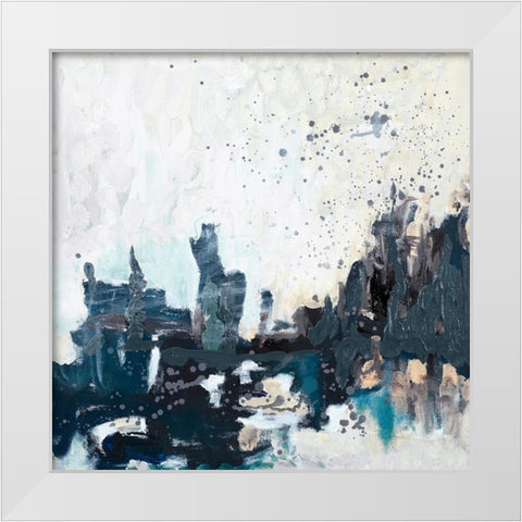 Reflections White Modern Wood Framed Art Print by Beauchamp, Andy