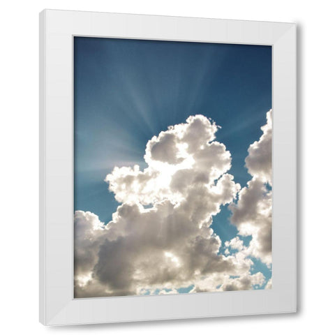 Bursting Cloud White Modern Wood Framed Art Print by Bucheli, Jen