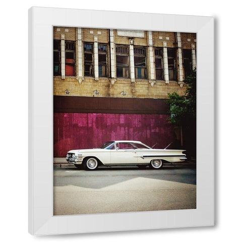 Hot Ride White Modern Wood Framed Art Print by Bucheli, Jen