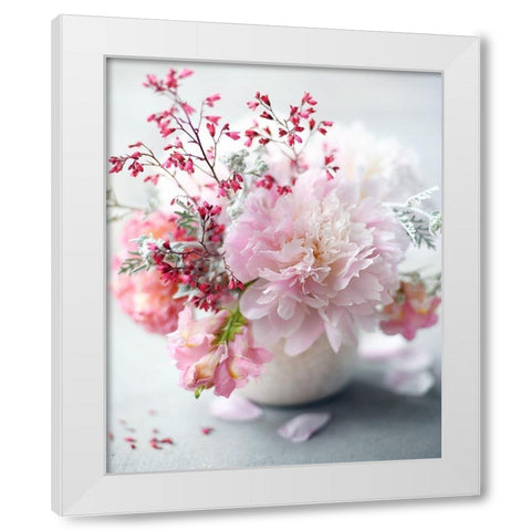 Morning Bliss White Modern Wood Framed Art Print by Gardner, Sarah