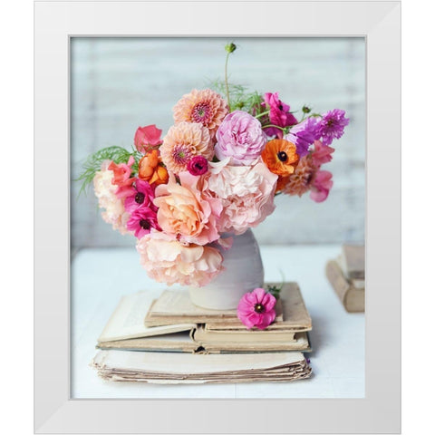 Afternoon Delight White Modern Wood Framed Art Print by Gardner, Sarah