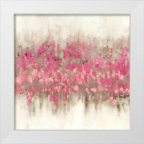 Crossing Abstract I White Modern Wood Framed Art Print by Meneely, Dan