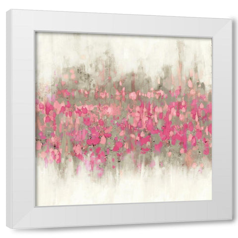 Crossing Abstract II White Modern Wood Framed Art Print by Meneely, Dan