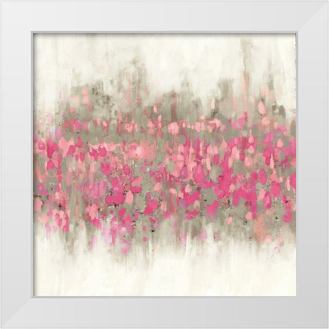 Crossing Abstract II White Modern Wood Framed Art Print by Meneely, Dan