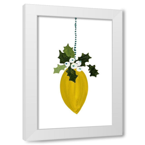 Modern Ornament II White Modern Wood Framed Art Print by Loreth, Lanie