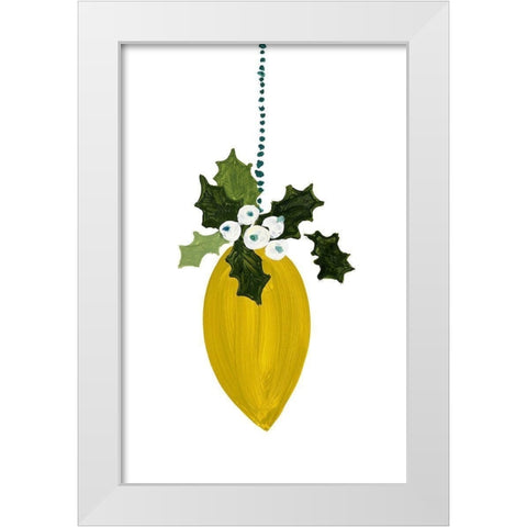 Modern Ornament II White Modern Wood Framed Art Print by Loreth, Lanie