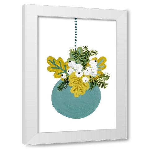 Modern Ornament III White Modern Wood Framed Art Print by Loreth, Lanie