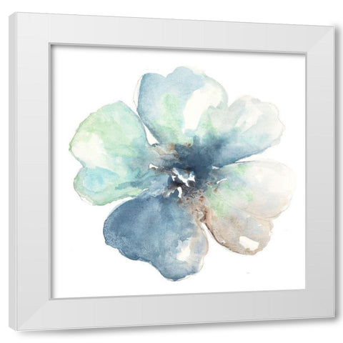 Stay Wild Flower White Modern Wood Framed Art Print by Pinto, Patricia