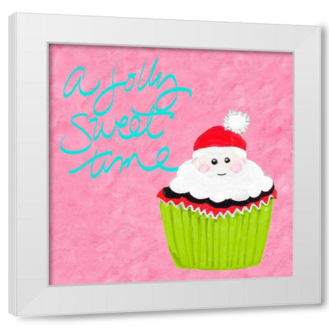 A Jolly Sweet Time White Modern Wood Framed Art Print by Ritter, Gina