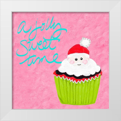 A Jolly Sweet Time White Modern Wood Framed Art Print by Ritter, Gina